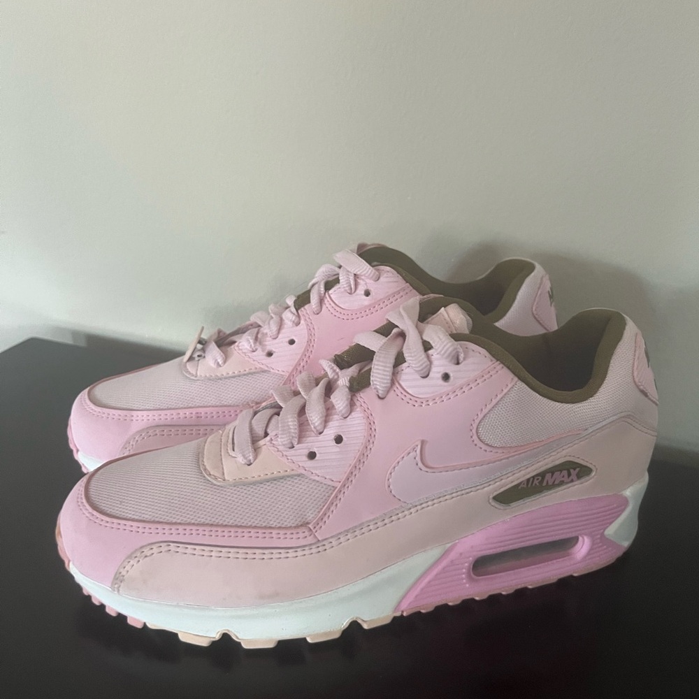 Nike Pink Air Max Sneakers with Visible Cushioning